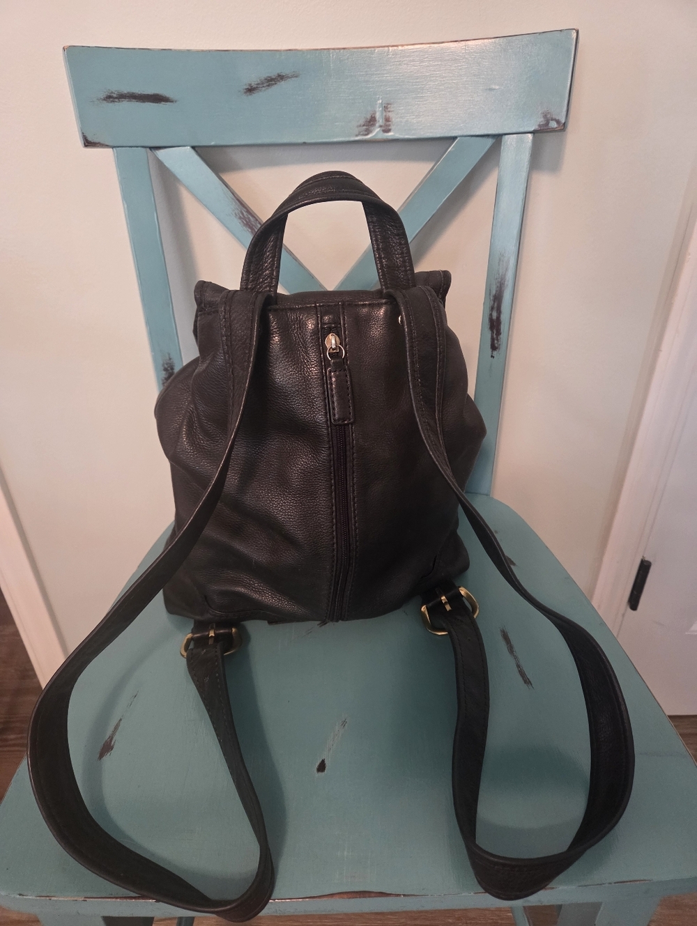 Fossil Backpack Purse: Vintage - Picture 3 of 7